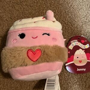 Squishmallow Jenny 🤎🩷🤍